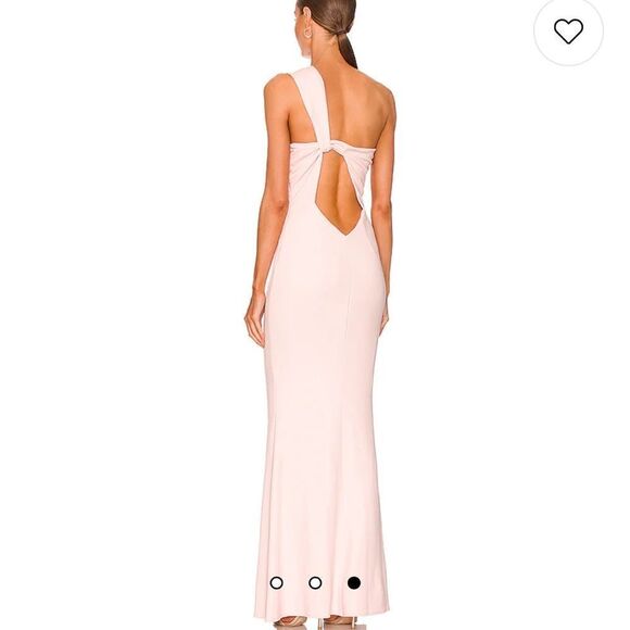 Katie May Edgy One Shoulder Dress Fuchsia Pink Size Large - Picture 12 of 13